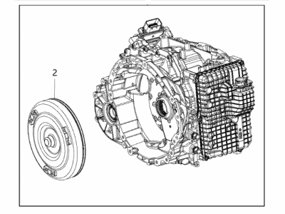 Jeep R8311483AA TRANSMISSION KIT With Torque Converter