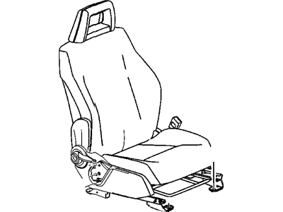 Jeep 1CW251DVAA SEAT BELT Buckle Half