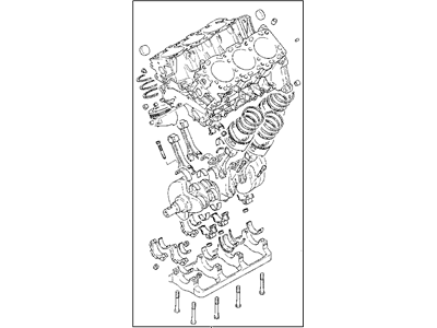 Dodge MD300880 Short Block