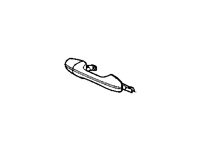 Chrysler UP87BR8AB BEZEL Outside Door Handle