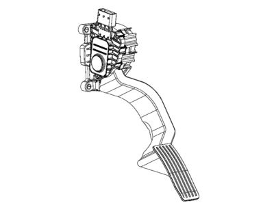 Mopar 68629410AA Pedal - Accelerator