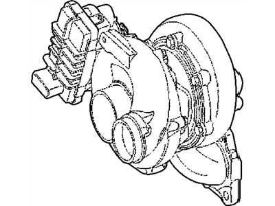 Jeep 68004663AA TURBOCHARGER