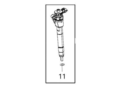 Jeep 68286385AA INJECTOR Fuel
