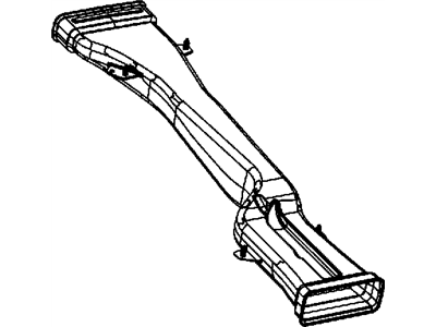 Mopar 68085974AA Duct Air Outlet Includes Air Vents Mopar 68085974AA Duct Air Outlet Includes Air Vents