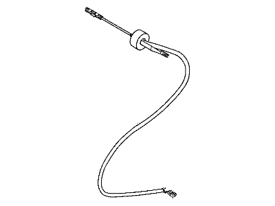 Mopar 4779591AE Cable Parking Brake Front Front