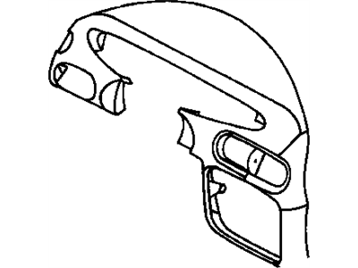 Chrysler PM141K5 Cluster Cover