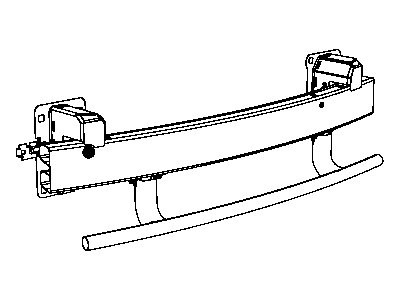 Mopar 5303700AB Reinforcement Front Bumper