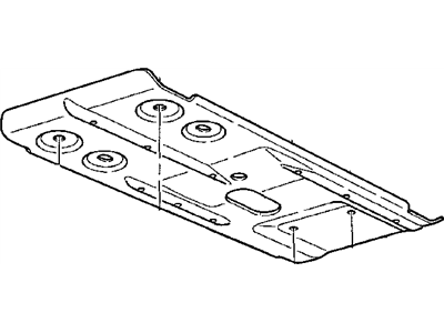 Mopar 52022048AH Skid Plate Front Axle/Transfer Case