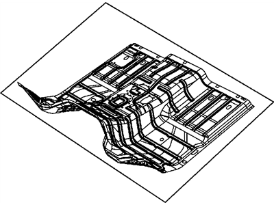Dodge 68036568AB PAN Front Floor
