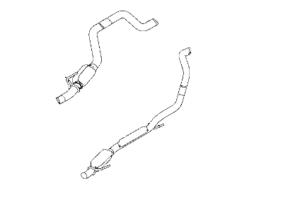 Ram 55398332AG RESONATOR AND PIPE Exhaust