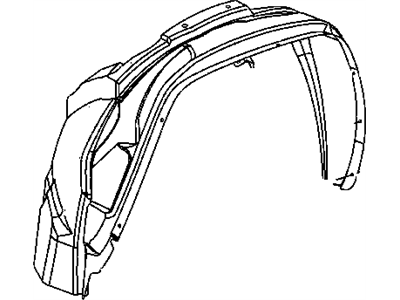 Jeep 5116244AB SHIELD Splash