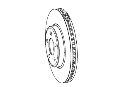 Chrysler 68283305AA ROTOR Brake Front