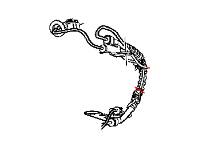 Mopar 4721324AB Hose Brake Mopar 4721324AB Hose Brake