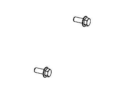 Mopar 6106244AA M10X1.25X55 Bolt Hexagon Flange Head Alternator Harness