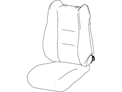 Jeep 5UQ95DX9AC COVER Front Seat Back