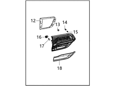 Jeep 68217434AA LAMP BackUp