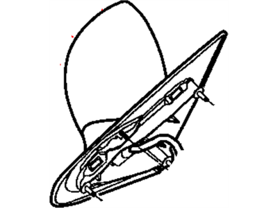 Dodge 4783561AJ MIRROR Outside Rearview