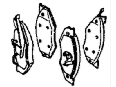 BHKH5621 Mopar Pad Kit Front Disc Brake Illustration 1 of 1