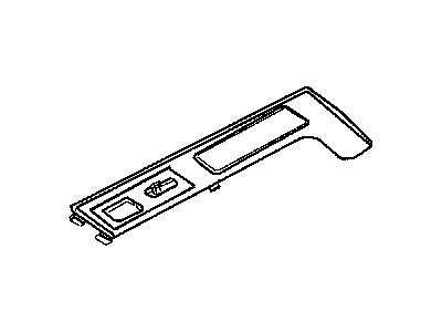 Chrysler 1BR57XZAAA BEZEL Center Console