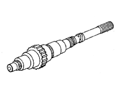 Mopar 5016385AA Mainshaft Transmission 5016385AA Mopar Mainshaft Transmission Illustration 1 of 1
