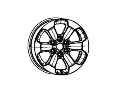 Mopar 4755534AA Wheel Aluminum Mopar 4755534AA Wheel Aluminum