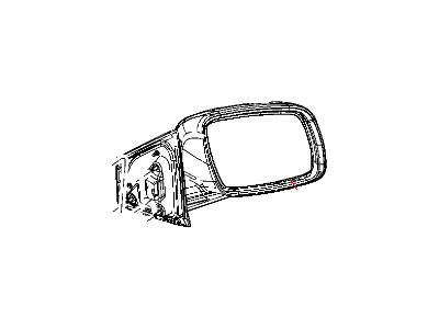 Dodge 1GE001RAAD MIRROR Outside Rearview