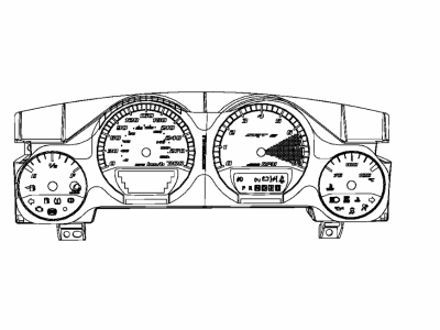 Dodge 68281030AB CLUSTER Instrument Panel