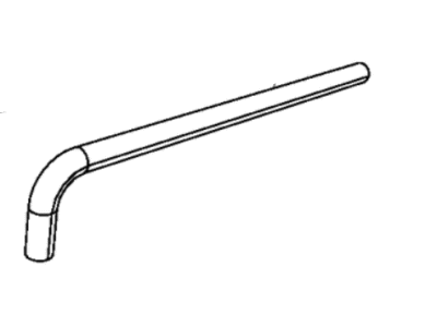 Mopar 4877755AC Hose Brake Booster Vacuum 4877755AC Mopar Hose Brake Booster Vacuum Illustration 1 of 1