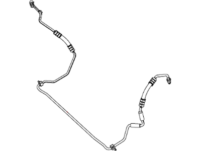 Jeep 68078359AH HOSE Power Steering Return