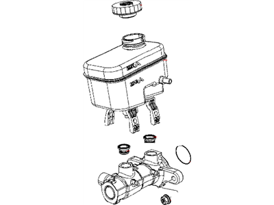 Jeep 68003617AA MASTER CYLINDER Brake