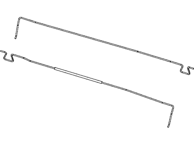Chrysler 68159370AC BAR Deck Lid Hinge Torsion