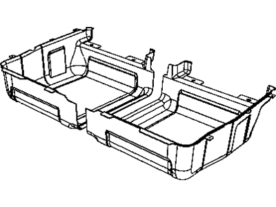 Dodge YQ13VXLAC INSERT Floor Tub