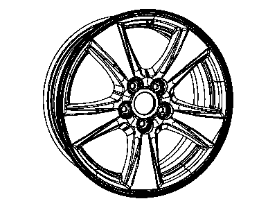 Jeep 1LT46GSAAB WHEEL Aluminum