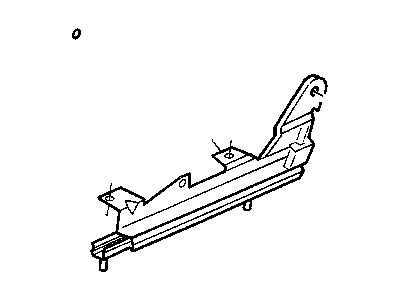 Dodge 4705725 Seat Adjust Assembly