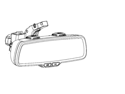 Ram 68342283AA MIRROR Inside Rear View
