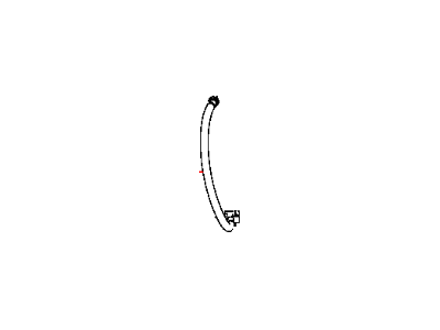 Mopar 4779993AD Hose Brake Rear 4779993AD Mopar Hose Brake Rear Illustration 1 of 1