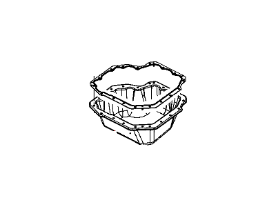 Jeep 68027080AA PAN Engine Oil