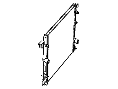 Jeep 68003966AC RADIATOR Engine Cooling