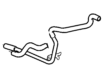 Chrysler 4767152AC TUBE Heater Return w/Hose
