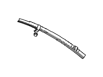 Dodge 55276114AD CHANNEL Rear Door Glass