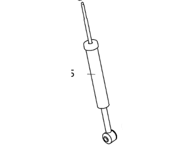 Chrysler 68143168AB SHOCK ABSORBER Suspension Rear