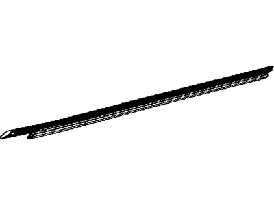 Dodge 55399122AA WEATHERSTRIP Front Door Belt