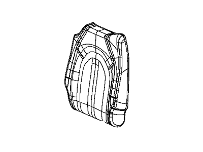 Mopar 6EC84LV5AA Cover Rear Stowage Seat Back
