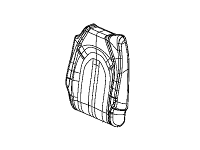 Mopar 6EC89LV5AA Cover Rear Quad Seat Back