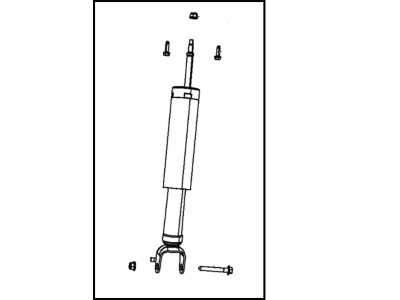 Jeep 68209444AC SHOCK ABSORBER KIT Suspension Rear