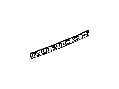 Jeep 5JC82HA9AA DECAL RUBICON