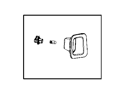 Dodge 55078095AB LAMP License Plate