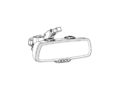 Mopar 68096091AB Mirror Inside Rearview