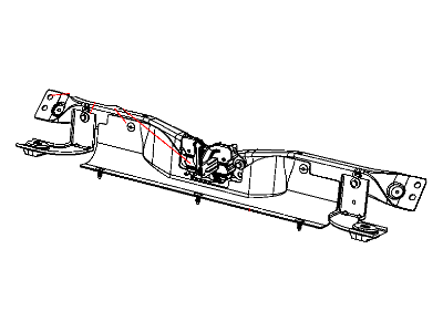 Jeep 5160195AD CROSSMEMBER Radiator Closure Panel