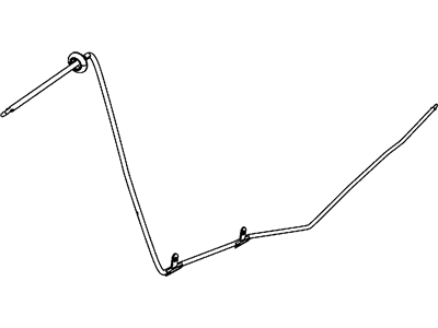 Jeep 68050896AA HOSE Windshield Washer Rear